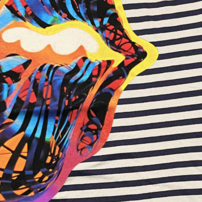 The Rolling Stones T-shirt - Cyberdelic (Striped) Rock Off