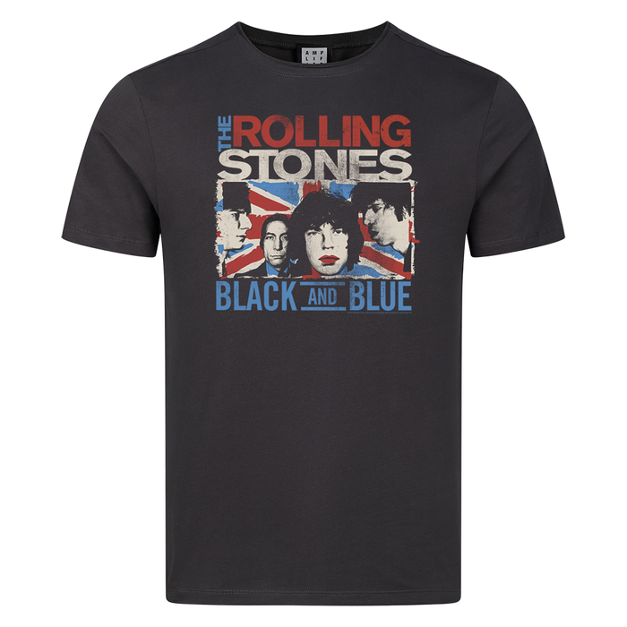 The Rolling Stones T-Shirt - Union Jack Black & Blue T-Shirt Amplified