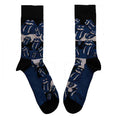 The Rolling Stones Unisex Ankle Socks: Blue Tongues Rock Off