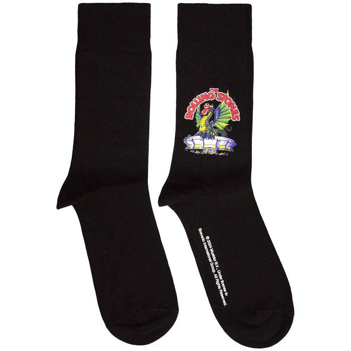 The Rolling Stones Unisex Ankle Socks: Dragon Rock Off