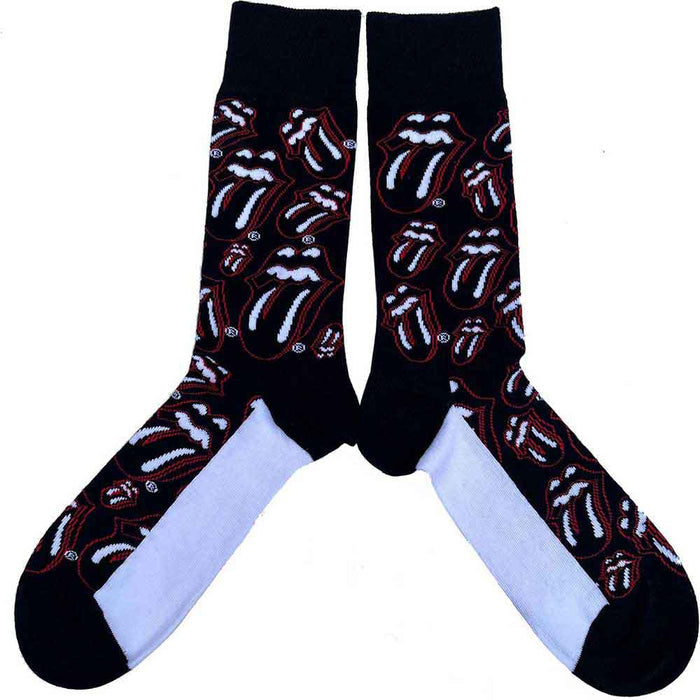 The Rolling Stones Unisex Ankle Socks: Outline Tongues Rock Off