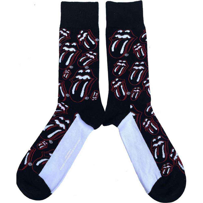 The Rolling Stones Unisex Ankle Socks: Outline Tongues Rock Off