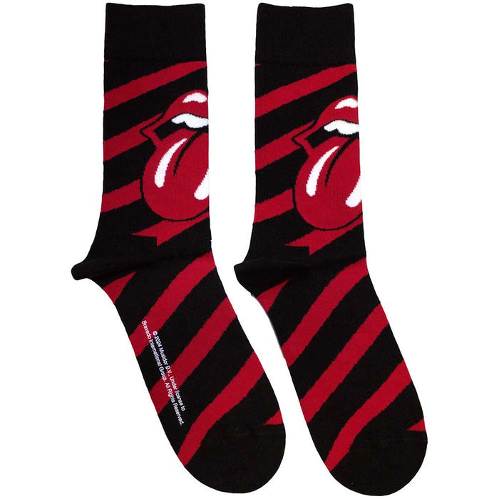 The Rolling Stones Unisex Ankle Socks: Stripes Rock Off