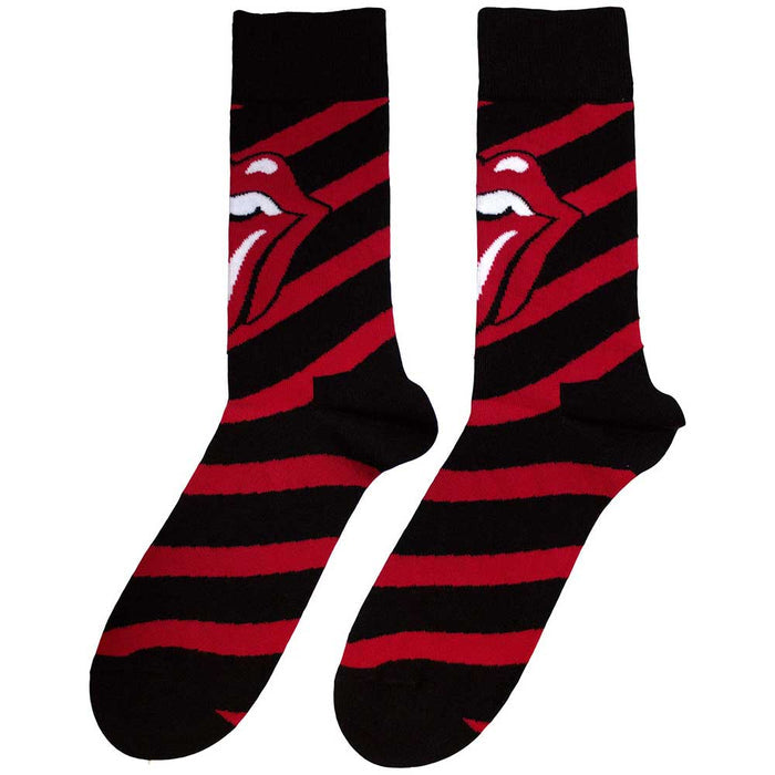 The Rolling Stones Unisex Ankle Socks: Stripes Rock Off