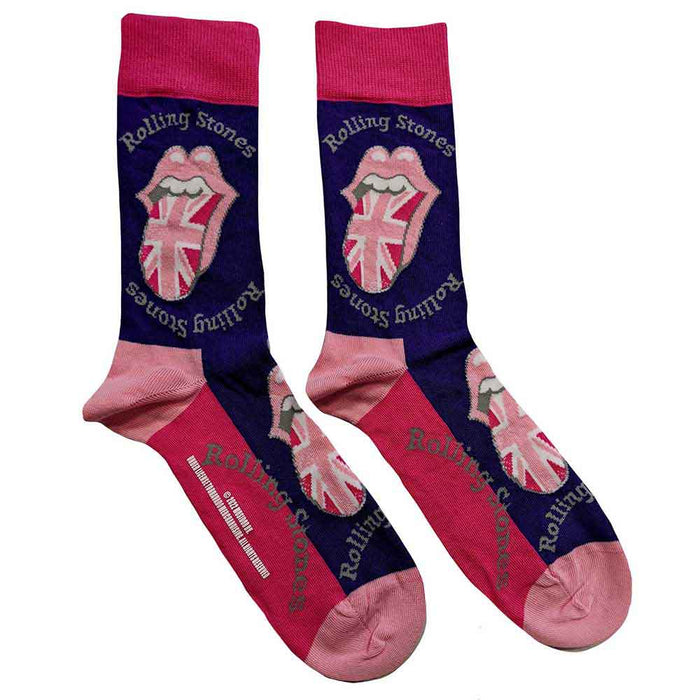 The Rolling Stones Unisex Ankle Socks: UK Tongue Rock Off
