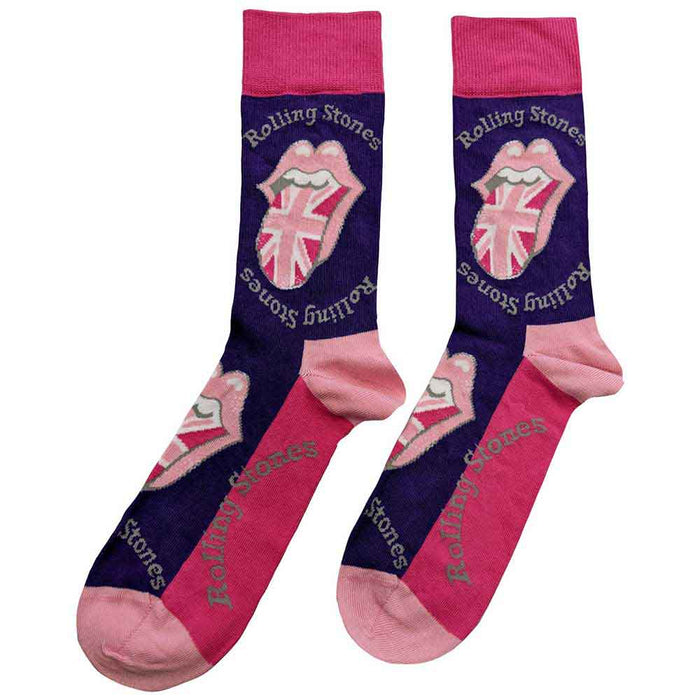 The Rolling Stones Unisex Ankle Socks: UK Tongue Rock Off