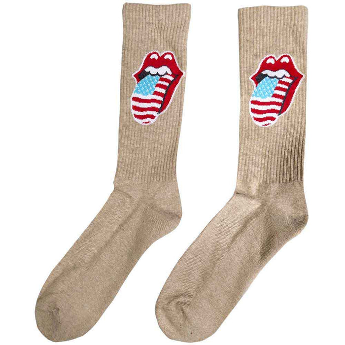 The Rolling Stones Unisex Ankle Socks: US Tongue Rock Off