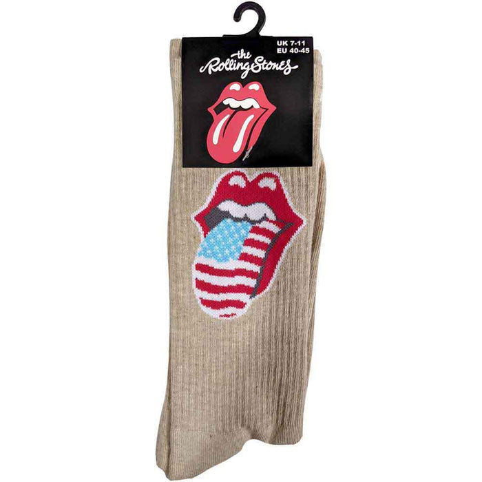 The Rolling Stones Unisex Ankle Socks: US Tongue Rock Off