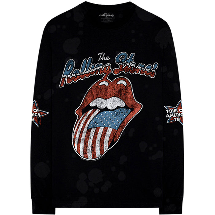 The Rolling Stones Unisex Long Sleeves - US Tour 78 Rock Off