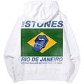 The Rolling Stones Unisex Pullover Hoodie - Copacabana Rock Off