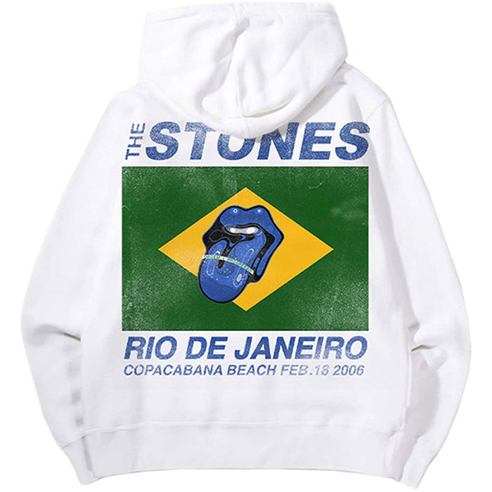 The Rolling Stones Unisex Pullover Hoodie - Copacabana Rock Off