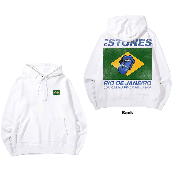The Rolling Stones Unisex Pullover Hoodie - Copacabana Rock Off