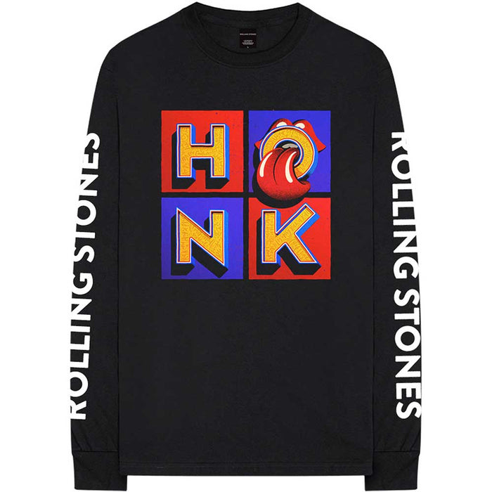 The Rolling Stones Unisex Sweatshirt - Honk Letters Rock Off