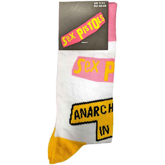 The Sex Pistols Unisex Ankle Socks: Anarchy In The UK Rock Off