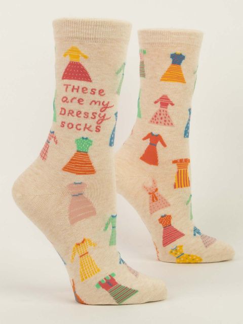 These Are My Dressy Socks W-Crew Socks BLUEQ