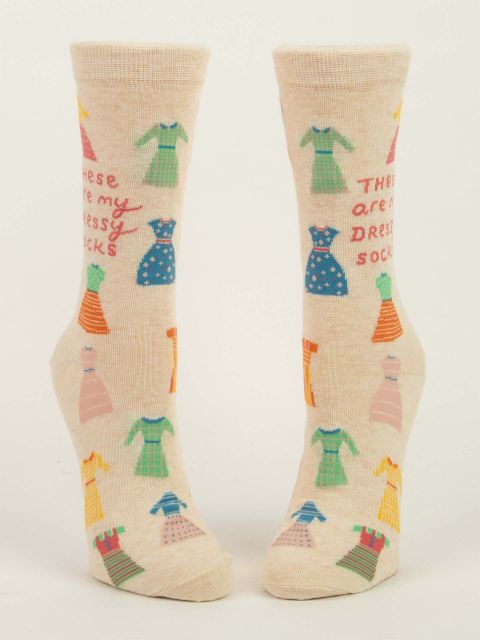 These Are My Dressy Socks W-Crew Socks BLUEQ