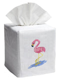 Tissue Box Cover - Flamingo