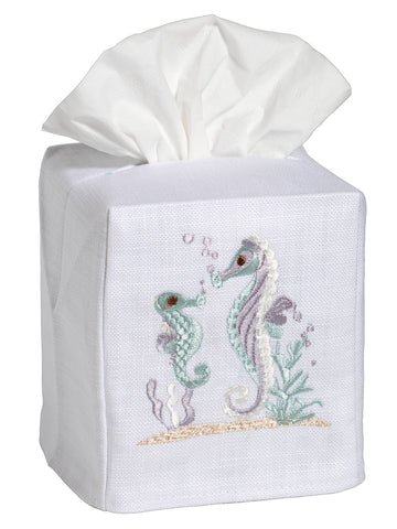 Seahorse & Baby (Duck Egg Blue)