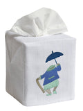 Tissue Box Cover, Embroidered, Whimsical