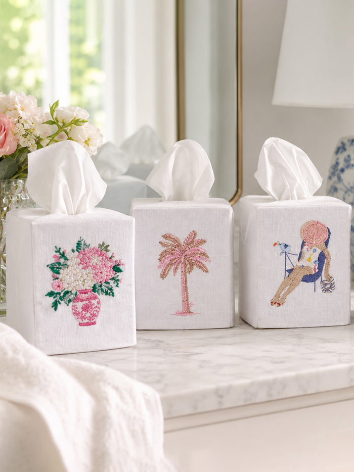 Tissue Box Cover, Floral & Whimsical