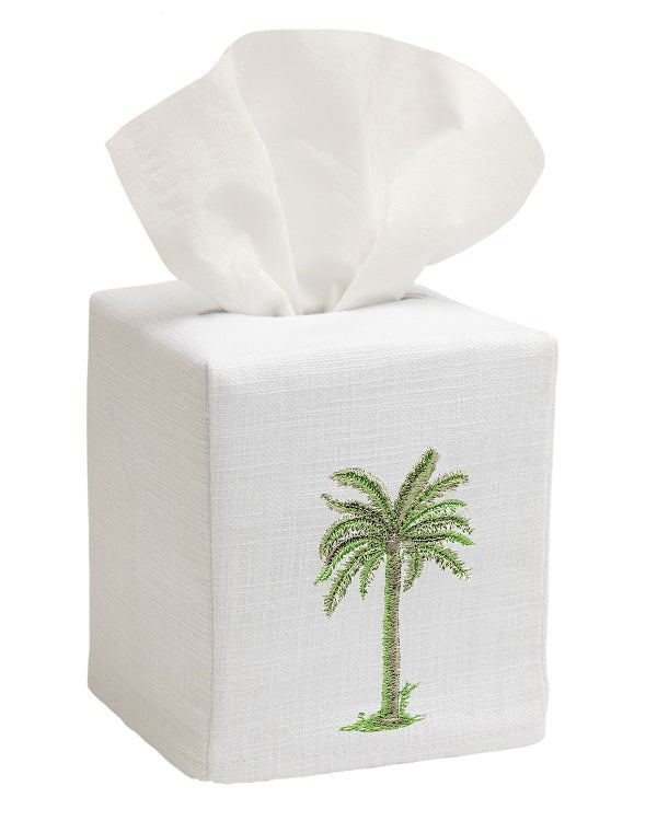 Tissue Box Cover, Palm Tree