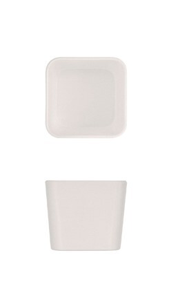 Tokyo Melamine Small Bento Box Insert 8.3 x 7cm White (Box Of 6)