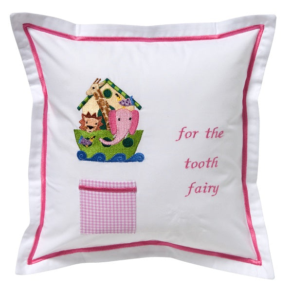 Tooth Fairy Pillow Cover - Embroidered