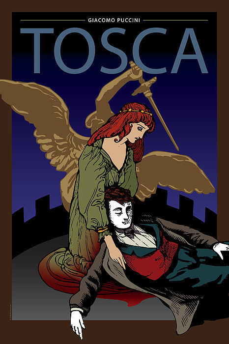 Tosca Opera - Theater Art Print