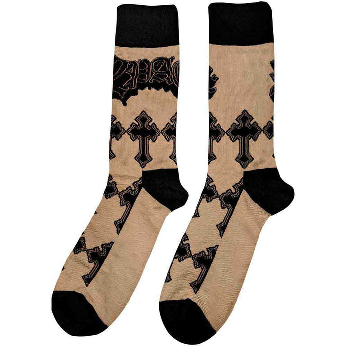 Tupac Unisex Ankle Socks - Crosses (UK SIZE 7 - 11) Rock Off