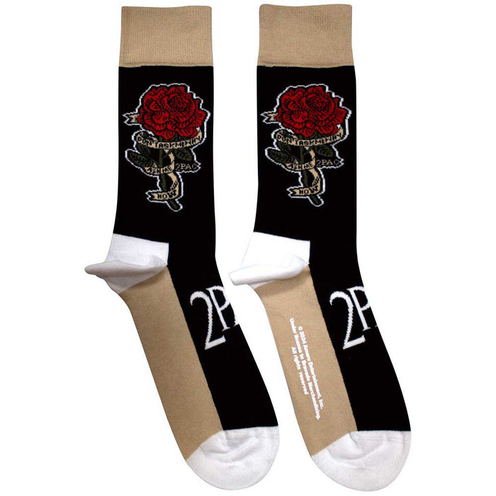 Tupac Unisex Ankle Socks - Thug Life (UK SIZE 7 - 11) Rock Off