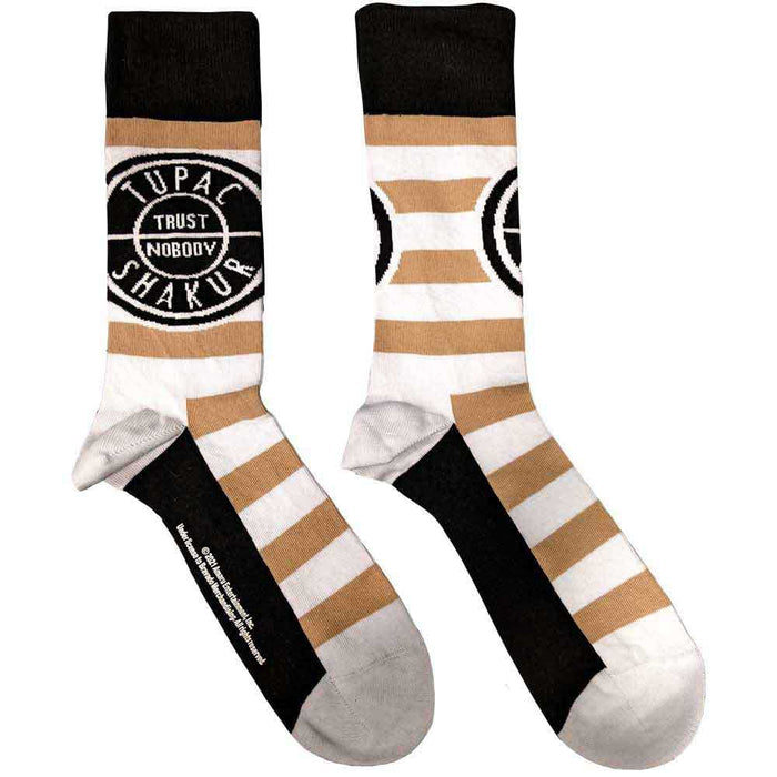 Tupac Unisex Ankle Socks - Trust Nobody (UK SIZE 7 - 11) Rock Off