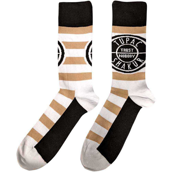 Tupac Unisex Ankle Socks - Trust Nobody (UK SIZE 7 - 11) Rock Off