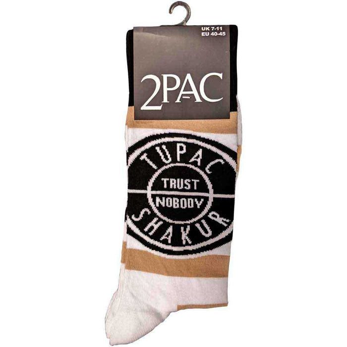Tupac Unisex Ankle Socks - Trust Nobody (UK SIZE 7 - 11) Rock Off