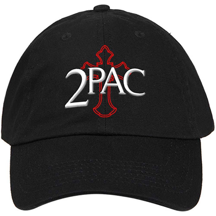 Tupac Unisex Baseball Cap - Cross Logo Rock Off