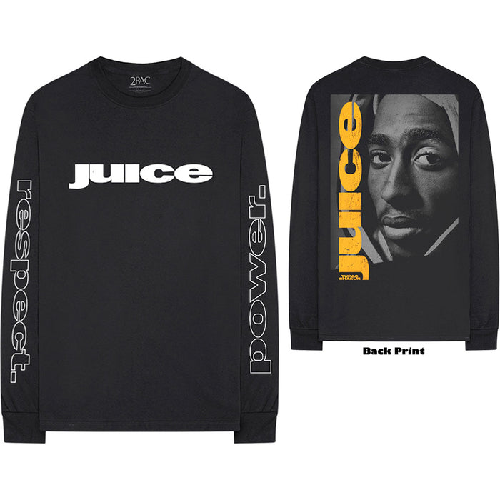 Tupac Unisex Long Sleeved T-shirt - Respect Rock Off