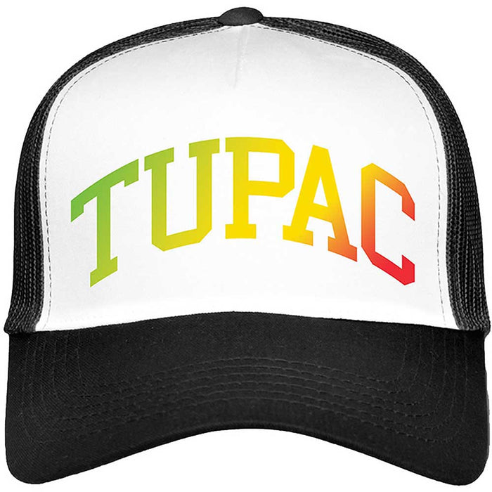 Tupac Unisex Mesh Back Cap - Gradient Logo Rock Off