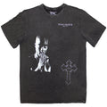 Tupac Unisex Stone Wash T-Shirt: Photo Cross