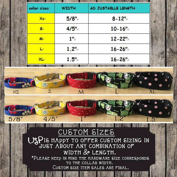 Unique Style Paws Collar + Bow Tie
