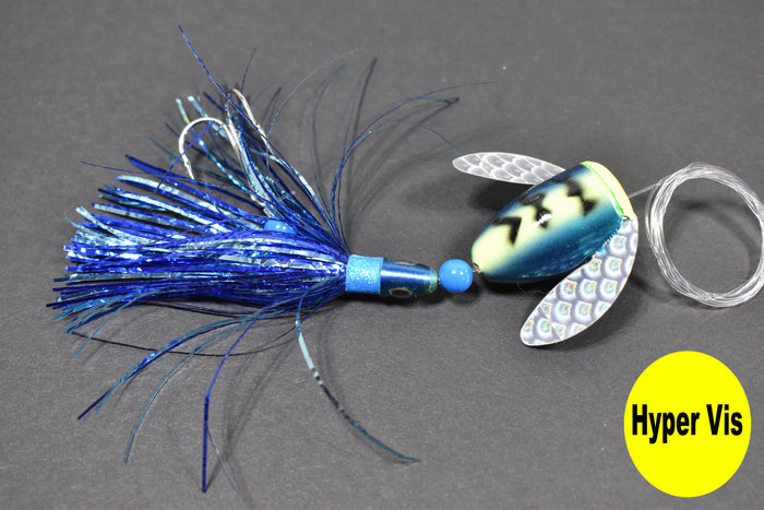 laker tamer spin-n-glo hyper vis lure tape lake trout