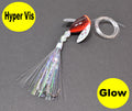 laker tamer hyper vis lake trout spin-n-glo tackle