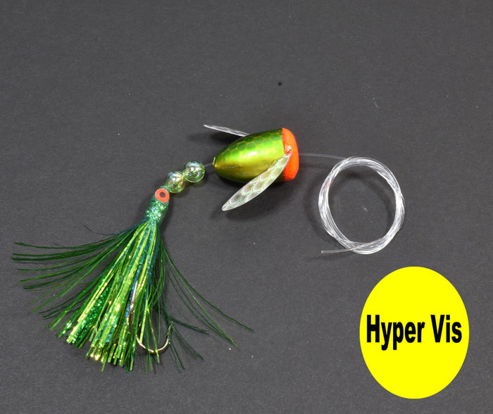 laker tamer spin-n-glo hyper vis lure tape lake trout