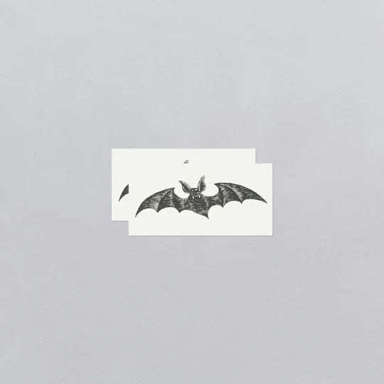 Vampire Bat Tattoo Pair