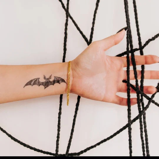 Vampire Bat Tattoo Pair
