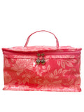 Vanity Bag, Peonies (Pink)