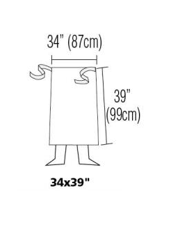 Waist Apron 34" X 39" Cotton With Pocket