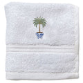Wash Cloth, Terry, Tropical Palm Tree (Olive)