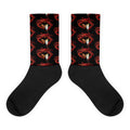 Washington Red Crab Football - Black Socks