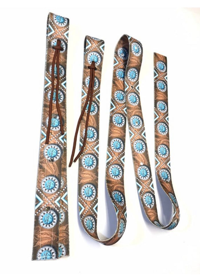 western concho cinch strap - Tiffanys Braided Tack LLC