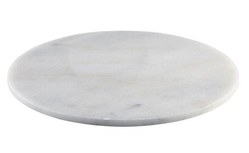 White Marble Platter 33cm Dia