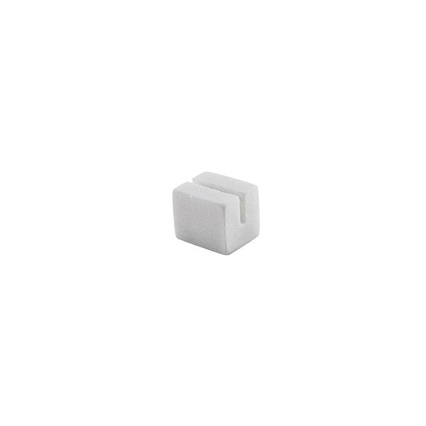 White Marble Sign Holder 3 x 2.5 x 2.6cm